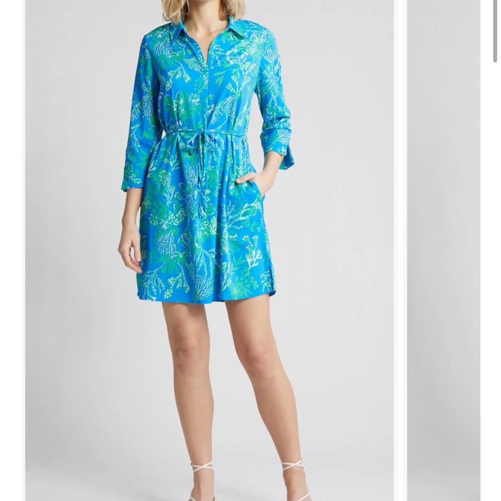 EUC Lilly Pulitzer UPF 50 + Pilar Tunic Dress. Size Medium.